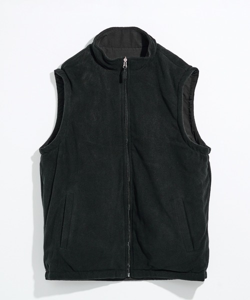 MAISON CLUB（メゾンクラブ）の「【MAISON CLUB】Reversible Military Puff Ball Vest /リバーシブルミリタリーパフボールベスト KNF-YI（ベスト・メンズ・ブラック・XL）」の2枚目の写真