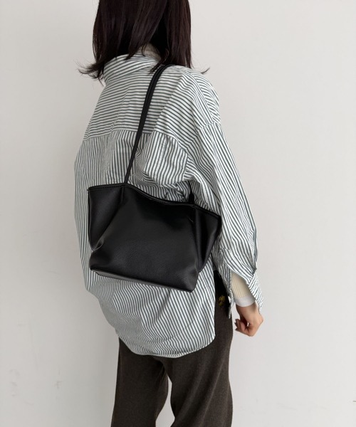 EFOLE(エフォル)の「【軽量/肩掛け】ミニトートバッグ(トートバッグ・レディース・ベージュ/ブラック・FREE)」の14枚目の写真
