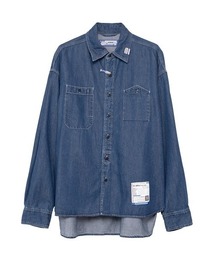 【in・stru(men-tal).】COTTON TENCEL DENIM WORK LS SHIRTS
