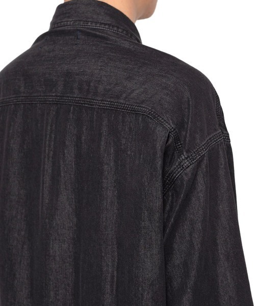 In・stru(men-tal).(インストルメンタル)の「【in・stru(men-tal).】COTTON TENCEL DENIM WORK LS SHIRTS(シャツ/ブラウス・メンズ・インディゴブルー/ブラック・44/48/46)」の14枚目の写真