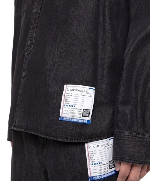 In・stru(men-tal).(インストルメンタル)の「【in・stru(men-tal).】COTTON TENCEL DENIM WORK LS SHIRTS(シャツ/ブラウス・メンズ・インディゴブルー/ブラック・44/48/46)」の15枚目の写真