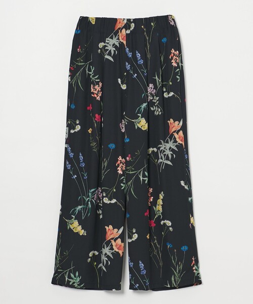 EMMEL REFINES（エメルリファインズ）の「＜EMMEL REFINES＞EM フラワープリント イージーパンツ（その他パンツ・レディース・ブラック/クリーム・M/S）」の2枚目の写真