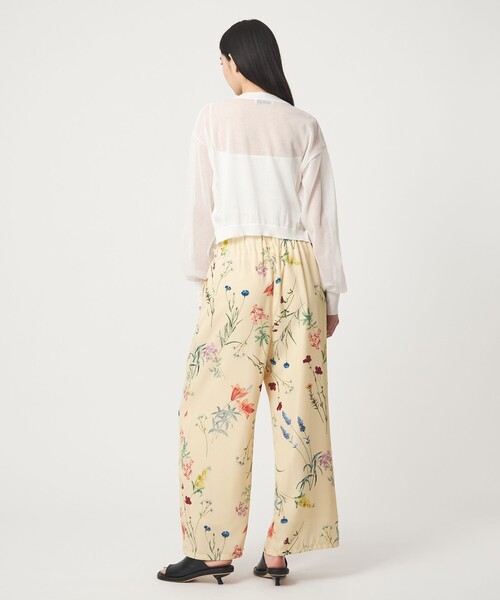 EMMEL REFINES（エメルリファインズ）の「＜EMMEL REFINES＞EM フラワープリント イージーパンツ（その他パンツ・レディース・ブラック/クリーム・M/S）」の9枚目の写真