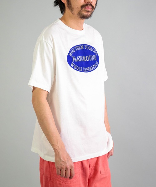 OMNIGOD（オムニゴッド）の「[OMNIGOD mens / オムニゴッド] 24/-アメリカ綿天竺ショートスリーブTシャツ（Tシャツ/カットソー・メンズ・アイボリー・3/4）」の2枚目の写真