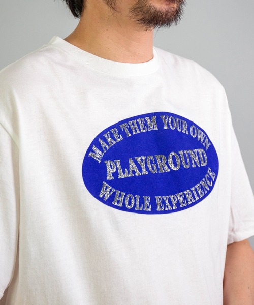 OMNIGOD（オムニゴッド）の「[OMNIGOD mens / オムニゴッド] 24/-アメリカ綿天竺ショートスリーブTシャツ（Tシャツ/カットソー・メンズ・アイボリー・3/4）」の8枚目の写真