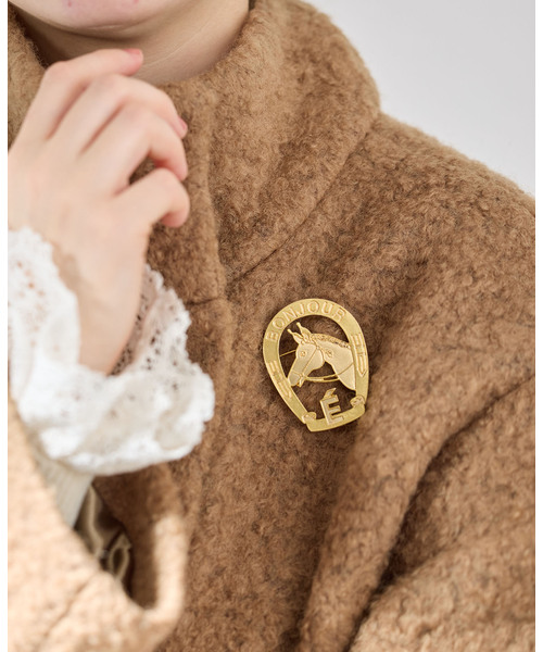 IENA(イエナ)の「《WEB限定/追加2》IENA BONJOUR ブローチ(その他小物・レディース・ゴールド・FREE)」の7枚目の写真