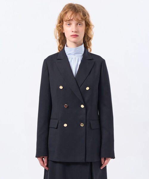 MACKINTOSH PHILOSOPHY(マッキントッシュ フィロソフィー)の「【TROTTER(トロッター)シリーズ】【RETFORD(レットフォード)】アクションツイル(テーラードジャケット・レディース・ダークネイビー/ベージュ・38/36)」の11枚目の写真