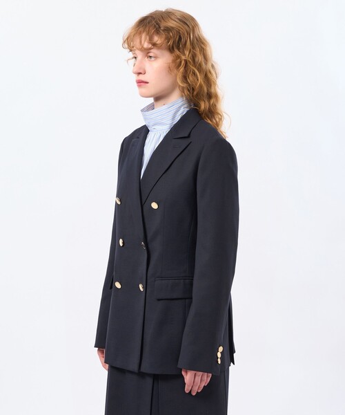 MACKINTOSH PHILOSOPHY(マッキントッシュ フィロソフィー)の「【TROTTER(トロッター)シリーズ】【RETFORD(レットフォード)】アクションツイル(テーラードジャケット・レディース・ダークネイビー/ベージュ・38/36)」の10枚目の写真