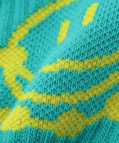 F-LAGSTUF-F（フラグスタフ）の「F-LAGSTUF-F/フラグスタフ "SMILE" SOX（ソックス/靴下・メンズ・ブラック/ホワイト/ブルー・FREE）」の6枚目の写真