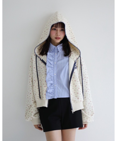 JUMELLE(ジュメロ)の「ストライプフリルブラウス(シャツ/ブラウス・レディース・ピンク/ブルー・MEDIUM)」の19枚目の写真