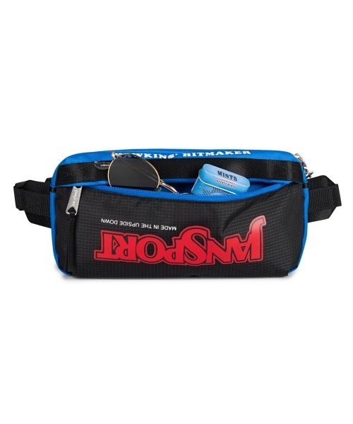 JANSPORT（ジャンスポーツ）の「JANSPORT WASHINGTON WAISTPACK SQUAWK RADIO（ジャンスポーツ ワシントン ウエストパック スクウォーク ラジオ）（ボディバッグ/ウエストポーチ・メンズ・ブルー系・ONE SIZE）」の4枚目の写真