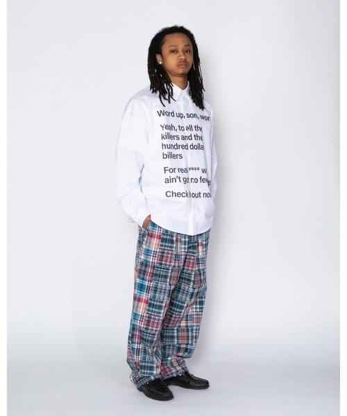 APPLEBUM(アップルバム)の「Patchwork Madras Wide Pants(その他パンツ・メンズ・ブルー・MEDIUM/LARGE/X-LARGE)」の17枚目の写真