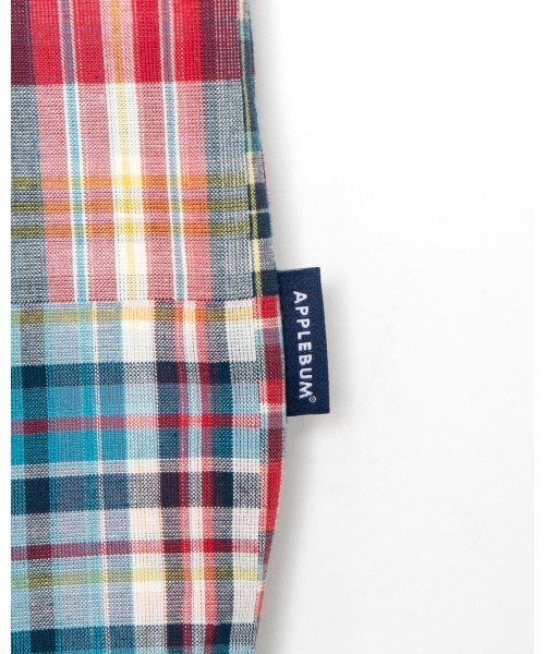 APPLEBUM(アップルバム)の「Patchwork Madras Wide Pants(その他パンツ・メンズ・ブルー・MEDIUM/LARGE/X-LARGE)」の9枚目の写真