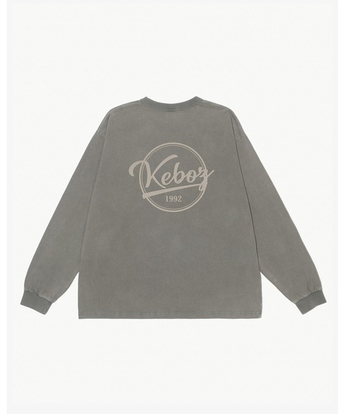 KEBOZ（ケボズ）の「BB WASHED L/S TEE（Tシャツ/カットソー・メンズ・ネイビー/オリーブ/ブラック/ブラウン/ホワイト・2XL/XL/L/M/S）」の5枚目の写真