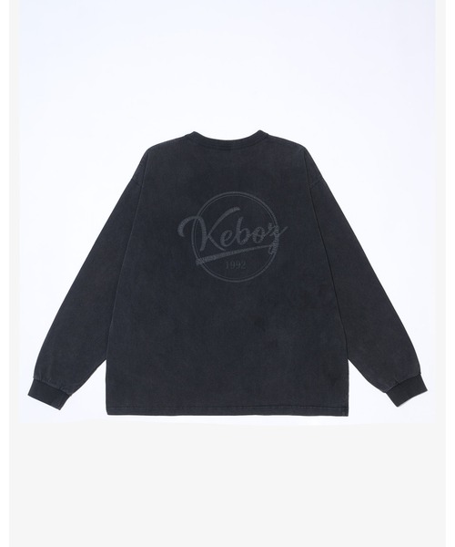 KEBOZ（ケボズ）の「BB WASHED L/S TEE（Tシャツ/カットソー・メンズ・ネイビー/オリーブ/ブラック/ブラウン/ホワイト・2XL/XL/L/M/S）」の3枚目の写真