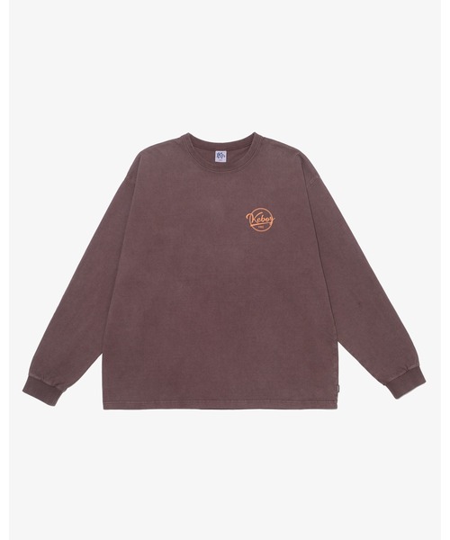 KEBOZ（ケボズ）の「BB WASHED L/S TEE（Tシャツ/カットソー・メンズ・ネイビー/オリーブ/ブラック/ブラウン/ホワイト・2XL/XL/L/M/S）」の22枚目の写真