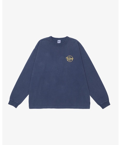 KEBOZ（ケボズ）の「BB WASHED L/S TEE（Tシャツ/カットソー・メンズ・ネイビー/オリーブ/ブラック/ブラウン/ホワイト・2XL/XL/L/M/S）」の9枚目の写真