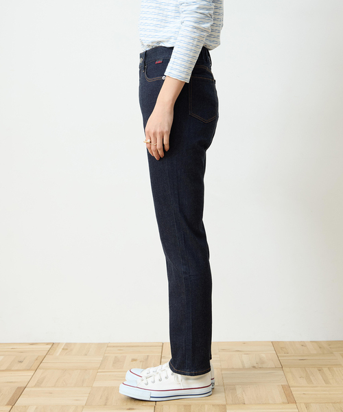 DECOY SINCE 1981（デコイシンスイチキュウハチイチ）の「ストレッチデニムスリムパンツ【ウエストゴム・大きいサイズあり】（その他パンツ・レディース・ネイビー/ブルー・64/67/70/76/80）」の5枚目の写真