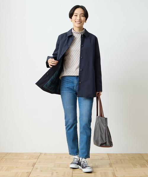 DECOY SINCE 1981（デコイシンスイチキュウハチイチ）の「ストレッチデニムスリムパンツ【ウエストゴム・大きいサイズあり】（その他パンツ・レディース・ネイビー/ブルー・64/67/70/76/80）」の11枚目の写真