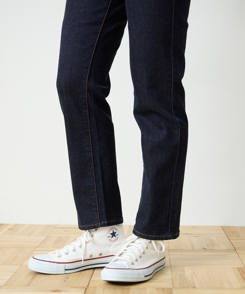 DECOY SINCE 1981（デコイシンスイチキュウハチイチ）の「ストレッチデニムスリムパンツ【ウエストゴム・大きいサイズあり】（その他パンツ・レディース・ネイビー/ブルー・64/67/70/76/80）」の16枚目の写真