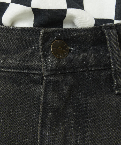 Freada（フリーダ）の「Freada/フリーダ 配色カーブデニム（デニムパンツ・レディース・ブラック/ブルー・MEDIUM/SMALL）」の10枚目の写真