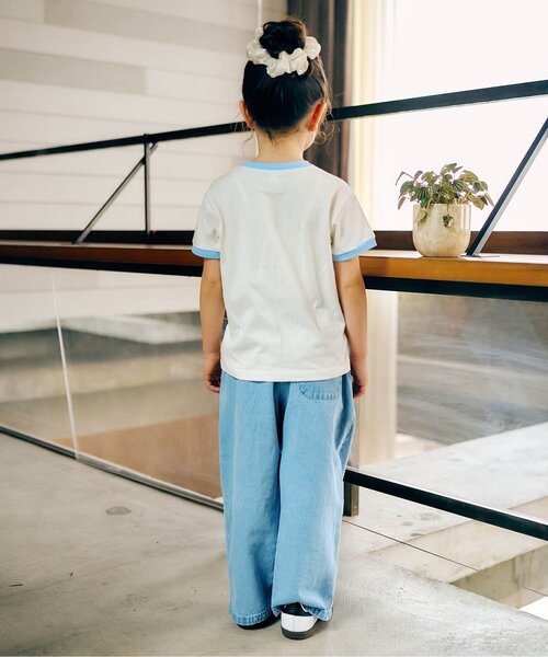 apres les cours（アプレレクール）の「【リンク/WEB限定】4柄転写モチーフTシャツ（Tシャツ/カットソー・キッズ・ピンク/ミント/アイボリー/オフホワイト・140/130/120/110/100/90/80）」の21枚目の写真