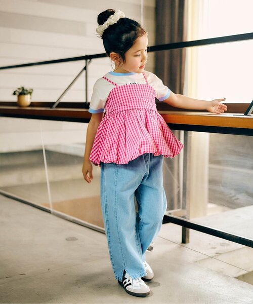 apres les cours（アプレレクール）の「【リンク/WEB限定】4柄転写モチーフTシャツ（Tシャツ/カットソー・キッズ・ピンク/ミント/アイボリー/オフホワイト・140/130/120/110/100/90/80）」の20枚目の写真