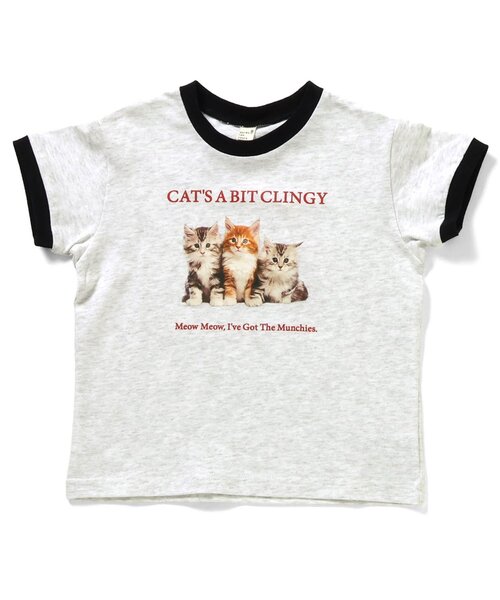 apres les cours（アプレレクール）の「【リンク/WEB限定】4柄転写モチーフTシャツ（Tシャツ/カットソー・キッズ・ピンク/ミント/アイボリー/オフホワイト・140/130/120/110/100/90/80）」の6枚目の写真