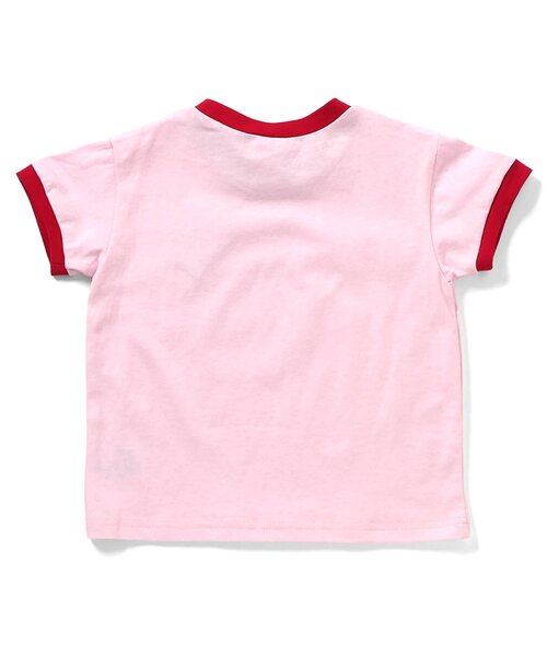 apres les cours（アプレレクール）の「【リンク/WEB限定】4柄転写モチーフTシャツ（Tシャツ/カットソー・キッズ・ピンク/ミント/アイボリー/オフホワイト・140/130/120/110/100/90/80）」の10枚目の写真