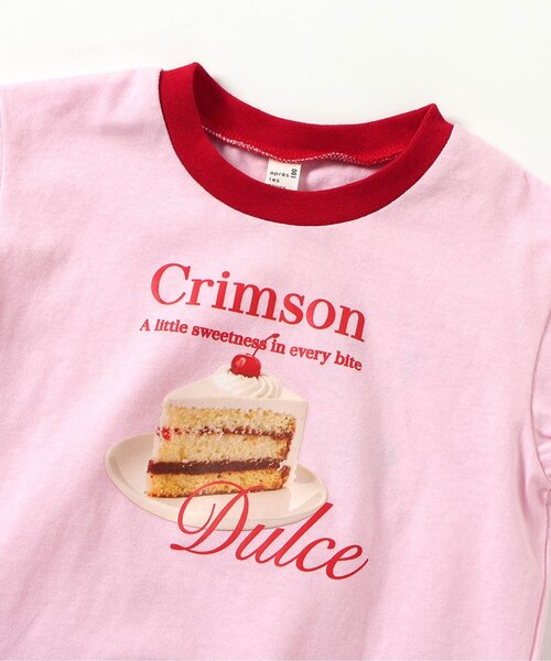 apres les cours(アプレレクール)の「【再入荷/リンク】4柄転写モチーフ半袖Tシャツ(Tシャツ/カットソー・キッズ・ピンク/ミント/アイボリー/オフホワイト・140/130/120/110/100/90/80)」の20枚目の写真