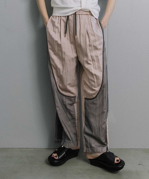 MARECHAL TERRE（マルシャルテル）の「カーブスイッチングパンツ（その他パンツ・レディース・ブラック/アイボリー/ピンク/チャコールグレー・MEDIUM）」の5枚目の写真