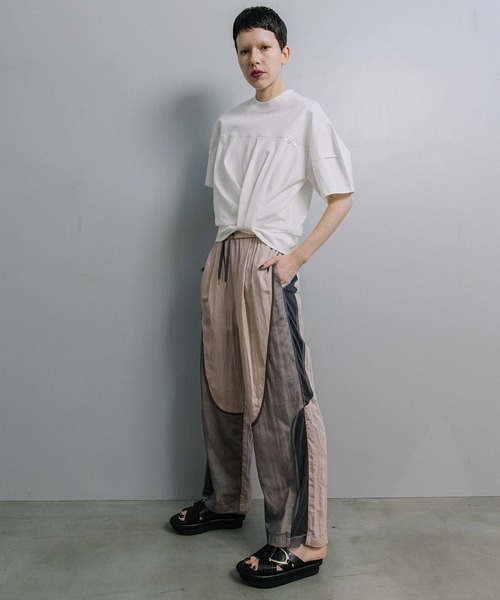 MARECHAL TERRE（マルシャルテル）の「カーブスイッチングパンツ（その他パンツ・レディース・ブラック/アイボリー/ピンク/チャコールグレー・MEDIUM）」の8枚目の写真