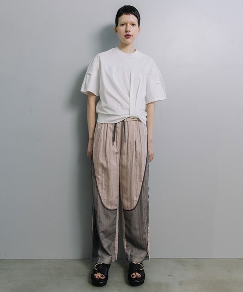 MARECHAL TERRE（マルシャルテル）の「カーブスイッチングパンツ（その他パンツ・レディース・ブラック/アイボリー/ピンク/チャコールグレー・MEDIUM）」の9枚目の写真