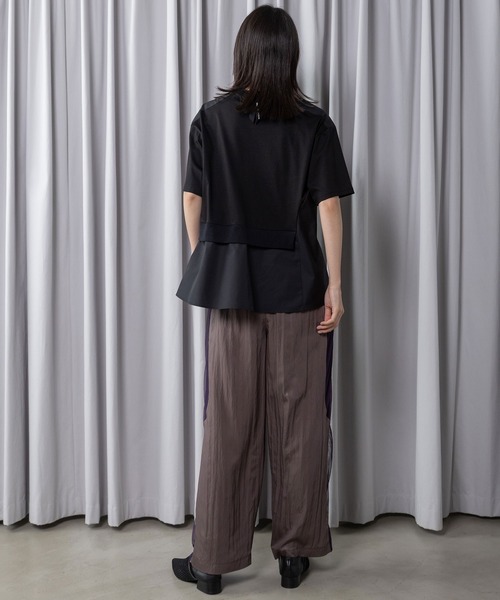 MARECHAL TERRE（マルシャルテル）の「カーブスイッチングパンツ（その他パンツ・レディース・ブラック/アイボリー/ピンク/チャコールグレー・MEDIUM）」の12枚目の写真