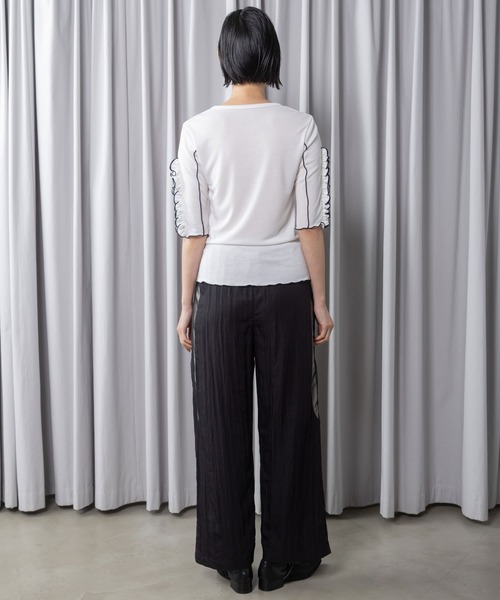 MARECHAL TERRE（マルシャルテル）の「カーブスイッチングパンツ（その他パンツ・レディース・ブラック/アイボリー/ピンク/チャコールグレー・MEDIUM）」の17枚目の写真