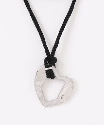 MICHAEL KORS | プレシャスメタル プレーティング ブラス パヴェ ハート ネックレス(ネックレス)