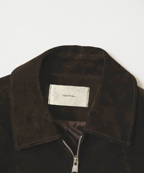 TODAYFUL(トゥデイフル)の「TODAYFUL Suede Zip Blouson スエードジップブルゾン/12620204(ブルゾン・レディース・ダークブラウン・38/36)」の17枚目の写真