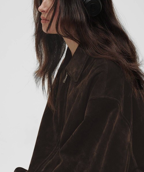 TODAYFUL(トゥデイフル)の「TODAYFUL Suede Zip Blouson スエードジップブルゾン/12620204(ブルゾン・レディース・ダークブラウン・38/36)」の2枚目の写真