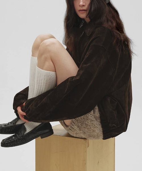 TODAYFUL(トゥデイフル)の「TODAYFUL Suede Zip Blouson スエードジップブルゾン/12620204(ブルゾン・レディース・ダークブラウン・38/36)」の3枚目の写真