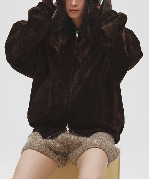 TODAYFUL(トゥデイフル)の「TODAYFUL Suede Zip Blouson スエードジップブルゾン/12620204(ブルゾン・レディース・ダークブラウン・38/36)」の4枚目の写真
