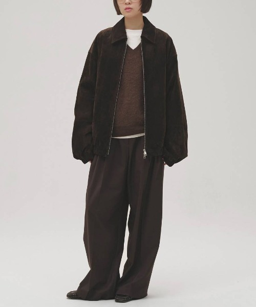 TODAYFUL(トゥデイフル)の「TODAYFUL Suede Zip Blouson スエードジップブルゾン/12620204(ブルゾン・レディース・ダークブラウン・38/36)」の6枚目の写真