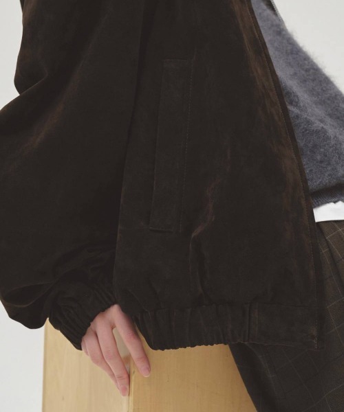TODAYFUL(トゥデイフル)の「TODAYFUL Suede Zip Blouson スエードジップブルゾン/12620204(ブルゾン・レディース・ダークブラウン・38/36)」の11枚目の写真