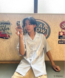 My sugar Babe(�}�C�V���K�[�x�C�u)��MSB mickey striped shirt(�V���c/�u���E�X)