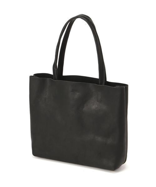 SLOW（スロウ）の「SLOW(スロウ) bono new tote bag-s（トートバッグ・メンズ・ブラック/モカ・F）」の3枚目の写真