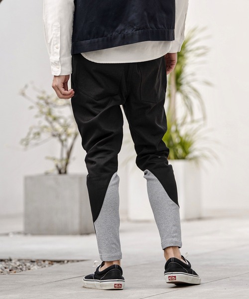 CAMBIO(カンビオ)の「mp14749-カーフウェーブリブパンツ(HLCM0252)(その他パンツ・メンズ・ベージュ/ブラック/グレー・S/M/L)」の5枚目の写真