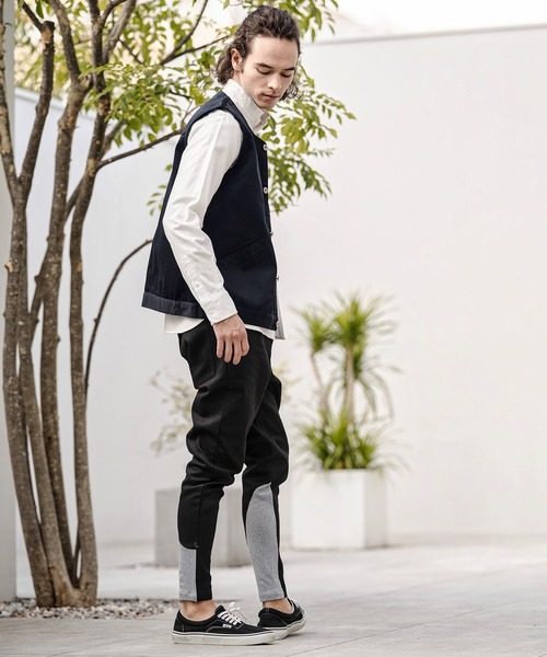 CAMBIO(カンビオ)の「mp14749-カーフウェーブリブパンツ(HLCM0252)(その他パンツ・メンズ・ベージュ/ブラック/グレー・S/M/L)」の8枚目の写真