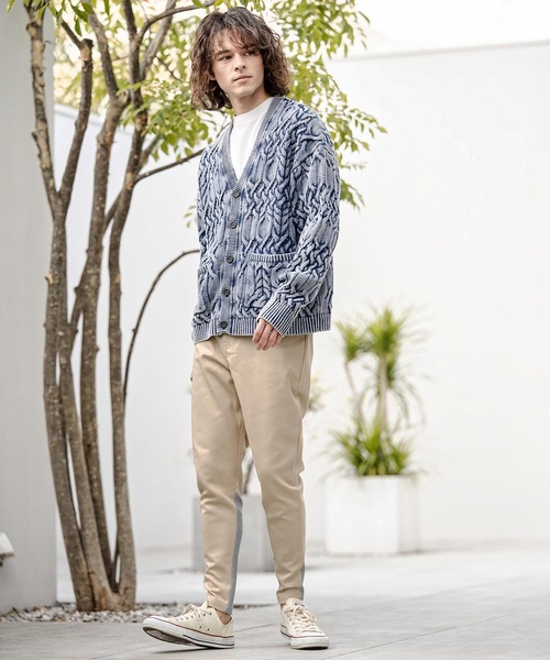 CAMBIO(カンビオ)の「mp14749-カーフウェーブリブパンツ(HLCM0252)(その他パンツ・メンズ・ベージュ/ブラック/グレー・S/M/L)」の11枚目の写真