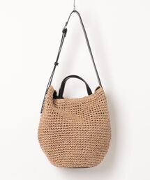 cache cache | カシュカシュ cachecache / 丸底バケットクロッシュ2wayトート カゴバッグ(かごバッグ)