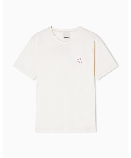 EMPORIO ARMANI（エンポリオアルマーニ）の「【エンポリオ アルマーニ】ASV Eagle Club Tシャツ（Tシャツ/カットソー・レディース・ホワイト系その他/オフホワイト・MEDIUM/SMALL）」の3枚目の写真