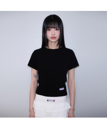 Essential Rose Label T-Shirt [Black]